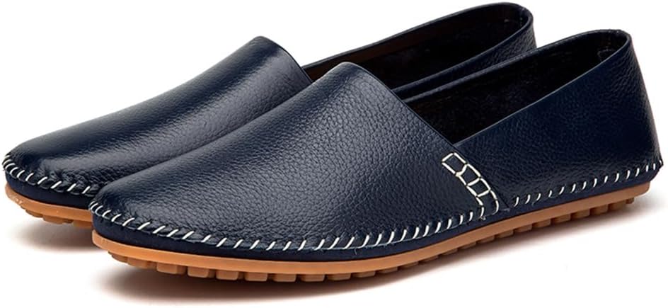 

Крупные размеры 38-50 Мужские повседневные туфли Дышащие лоферы Слипоны Мокасины для вождения Waolsu, синий