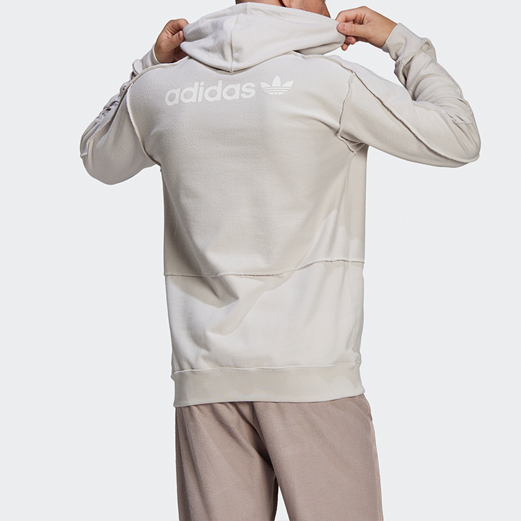 Adidas Originals Толстовка WINTEREASE мужская желто-белая — фото 4