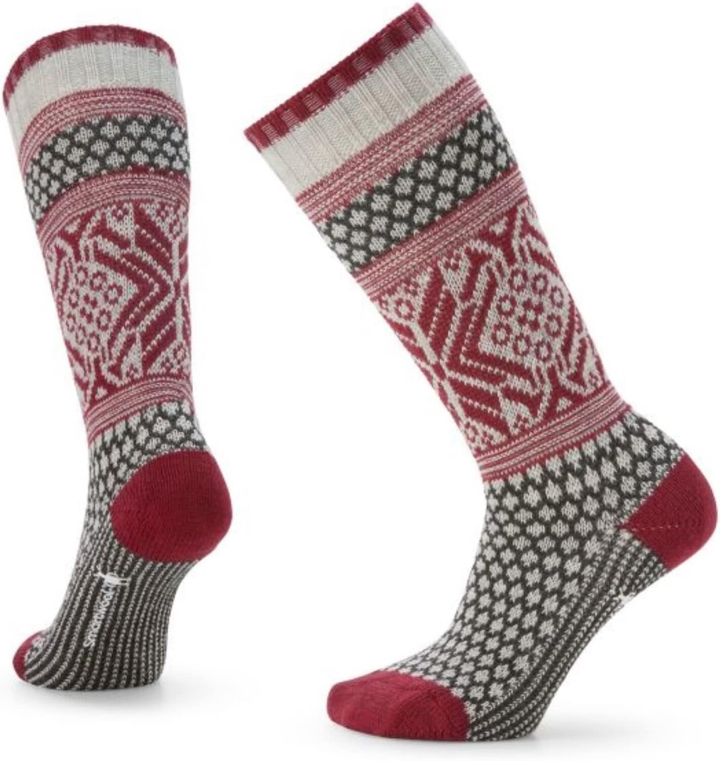 

Повседневные носки с узором попкорна и снежинок Smartwool, цвет Ash