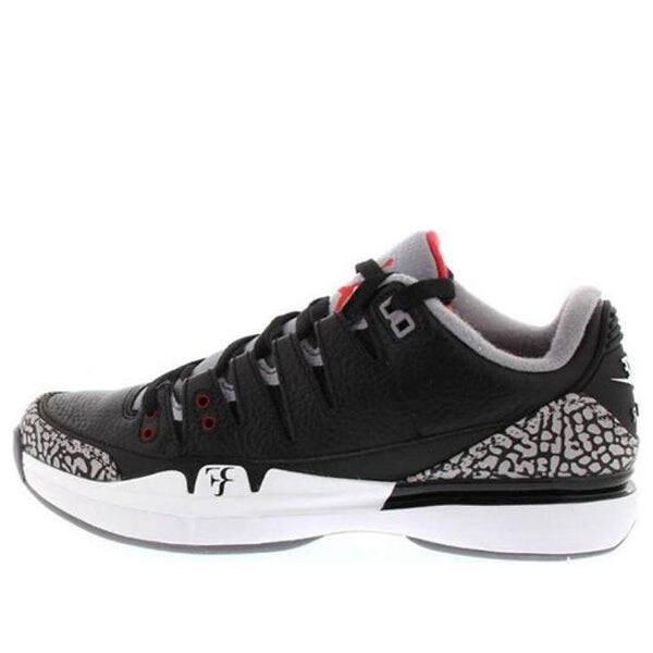 

Кроссовки zoom vapor tour aj3 'black white' Nike, черный