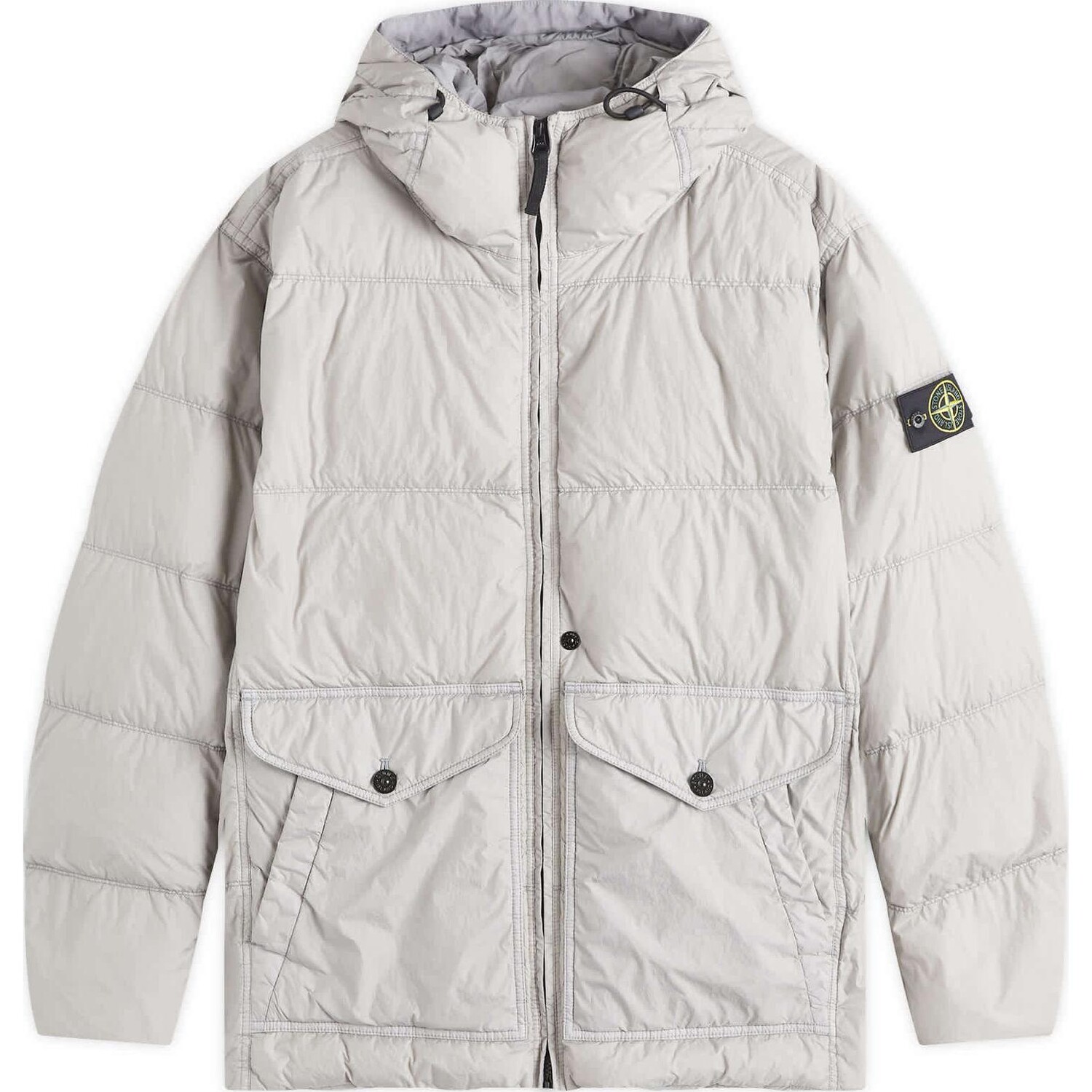 

Куртка мужская жемчужно-серая Stone Island, серый