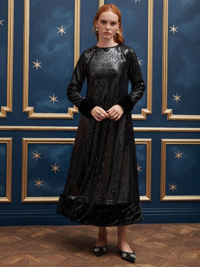 

Миди-платье palais с блестками Sister Jane, черный