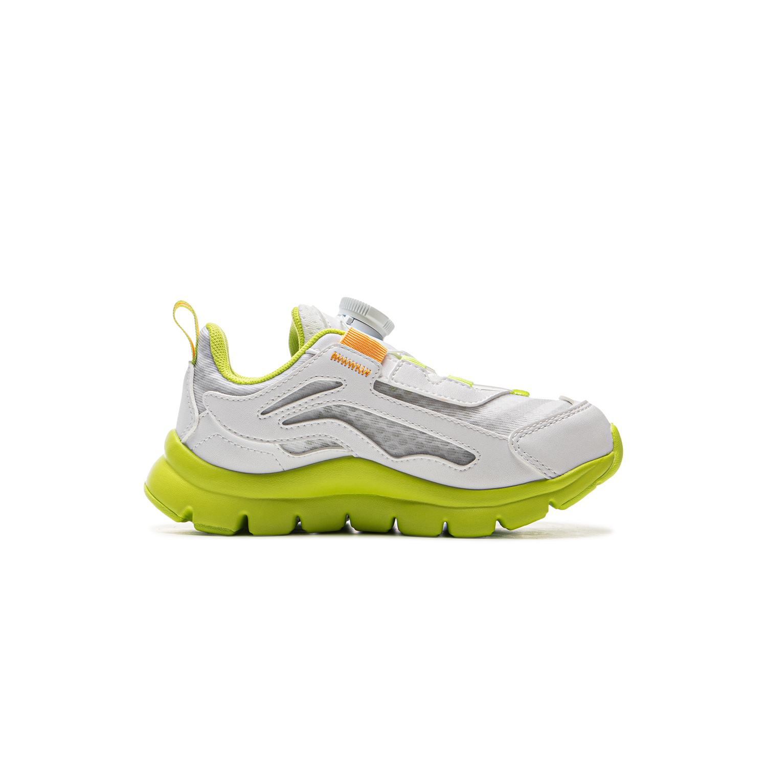Спортлайф Кушенинг Ребаунд детские повседневные кроссовки LINING YOUNG, белый/серебряный — фото 2