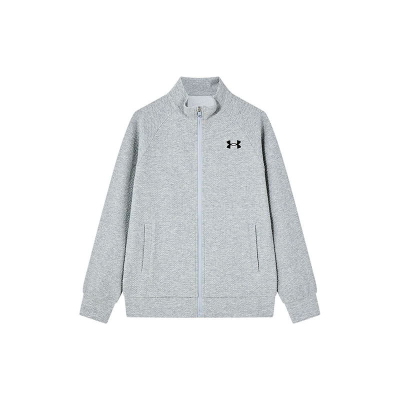 

Куртка из трикотажной ткани полное обучение для подростков Under Armour, серый
