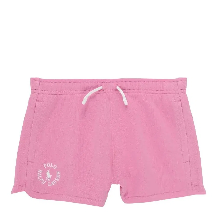 Эластичные трикотажные шорты Polo Ralph Lauren с вышитым логотипом, Laguna Pink