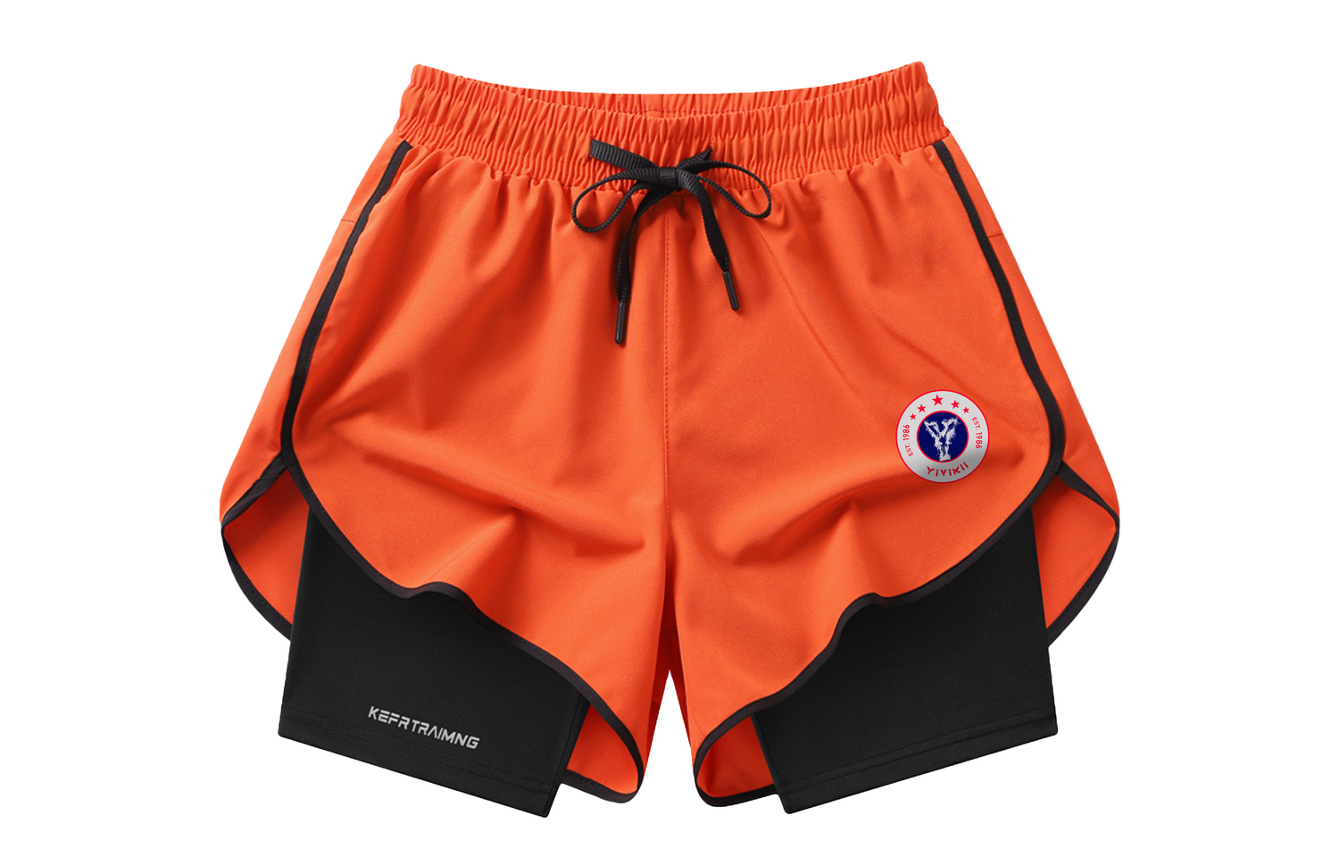 

Спортивные шорты унисекс YIVIKII, оранжевый