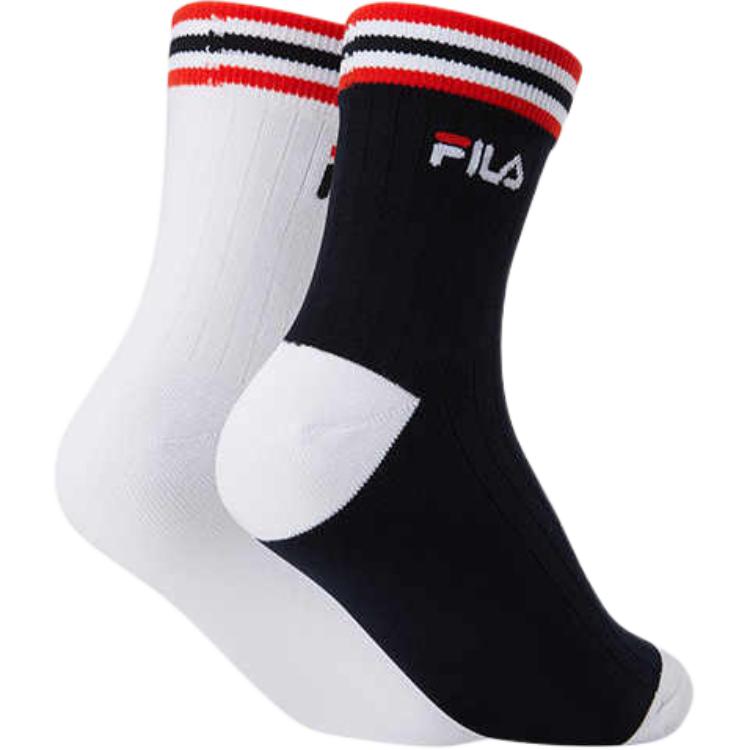 FILA KIDS Носки 2 пары стандартные White/Legend Blue детские — фото 3