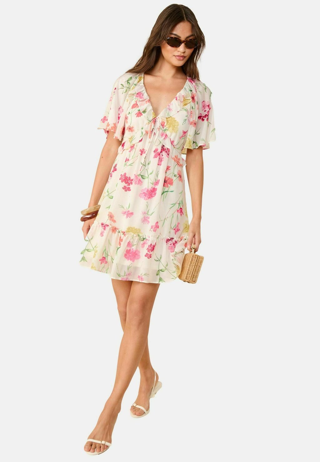 

Повседневное платье REGULAR FIT - SLEEVE RUFFLE Friends Like These, белый