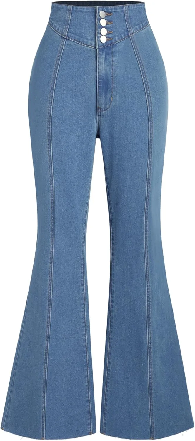 

Джинсы CIDER с высокой талией и расклешенным низом