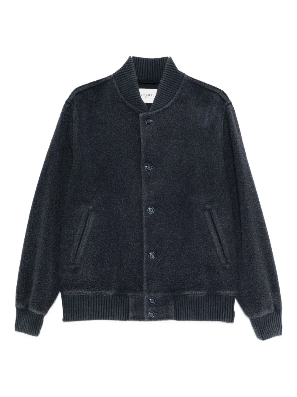 

Бомбер на пуговицах Circolo 1900, синий