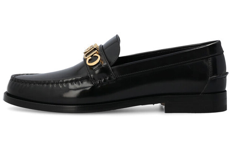 

Ботинки GUCCI Leather Loafers Black