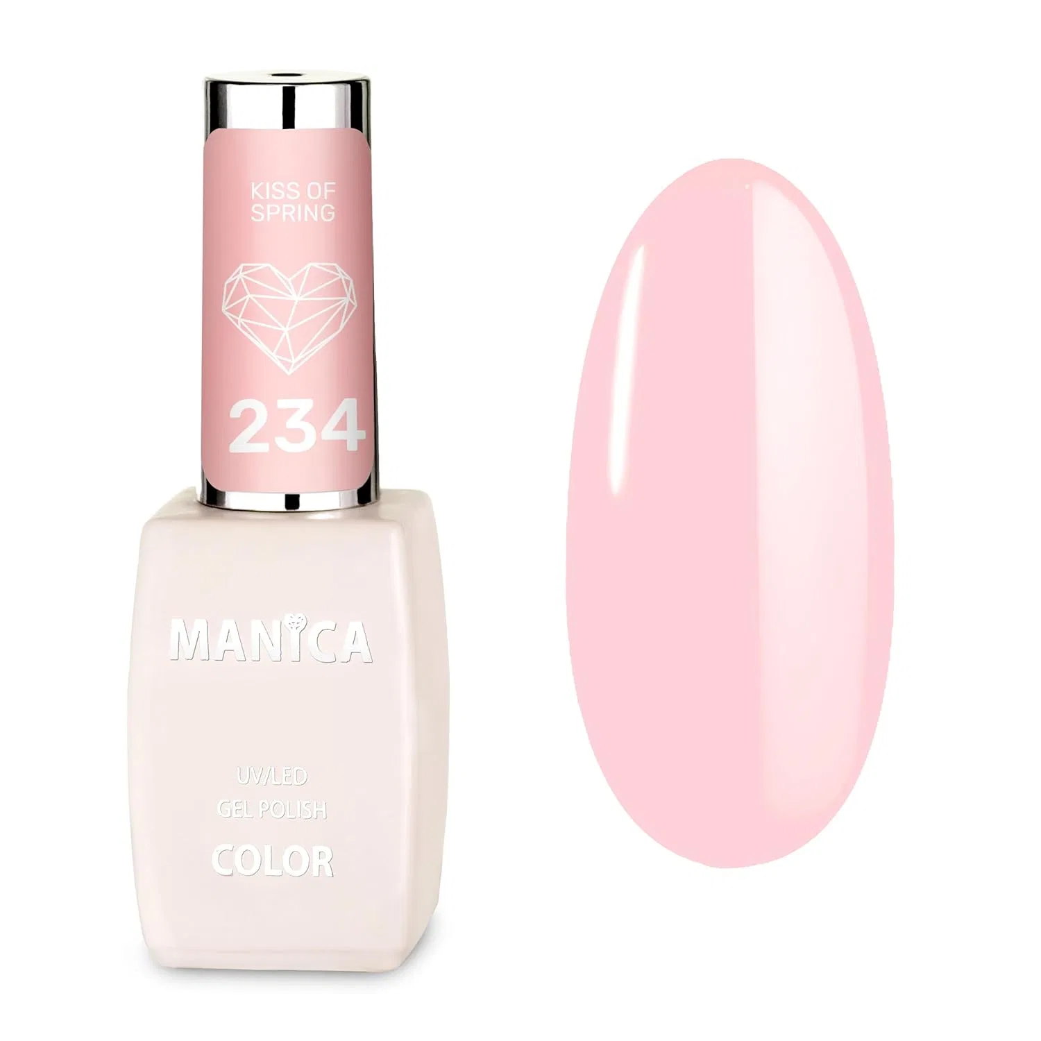Профессиональный УФ-гель-лак Manica «Kiss of Spring» 234, 10 мл Manica