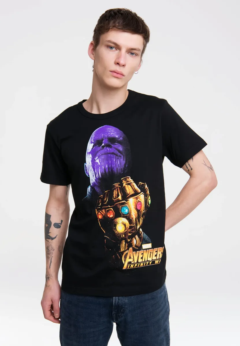 

Футболка Logoshirt "Marvel - Thanos", с принтом "Танос", черный