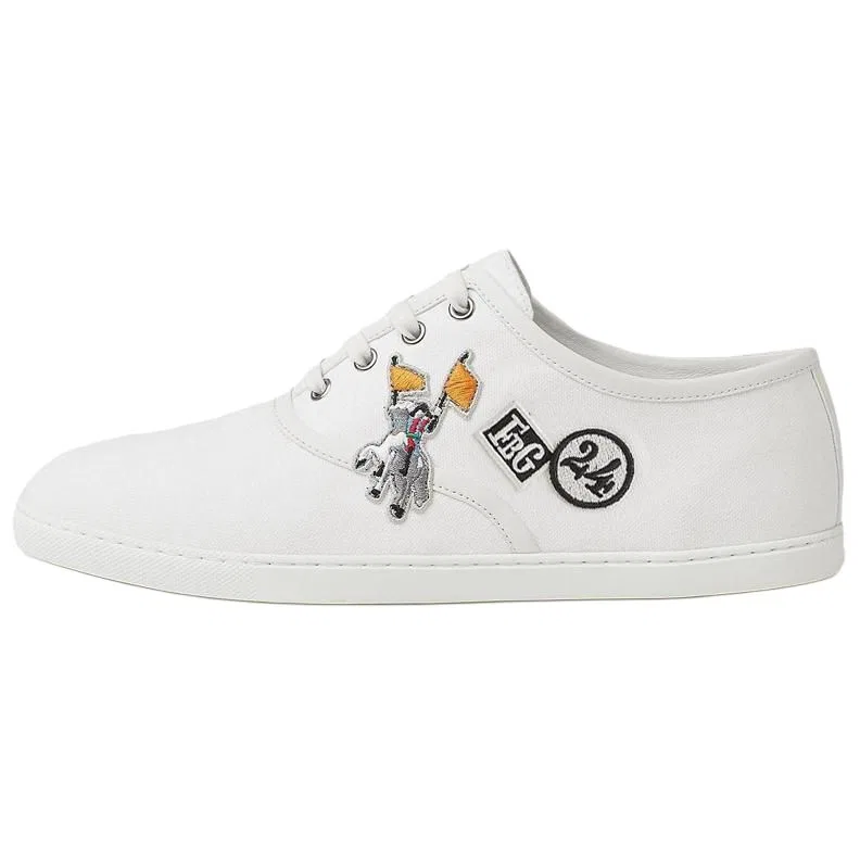 Кеды низкие белые HERMES White