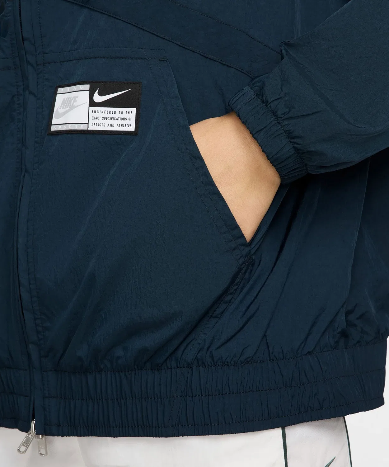 Куртка Nike Sportswear Street Woven, женская, серая — фото 4