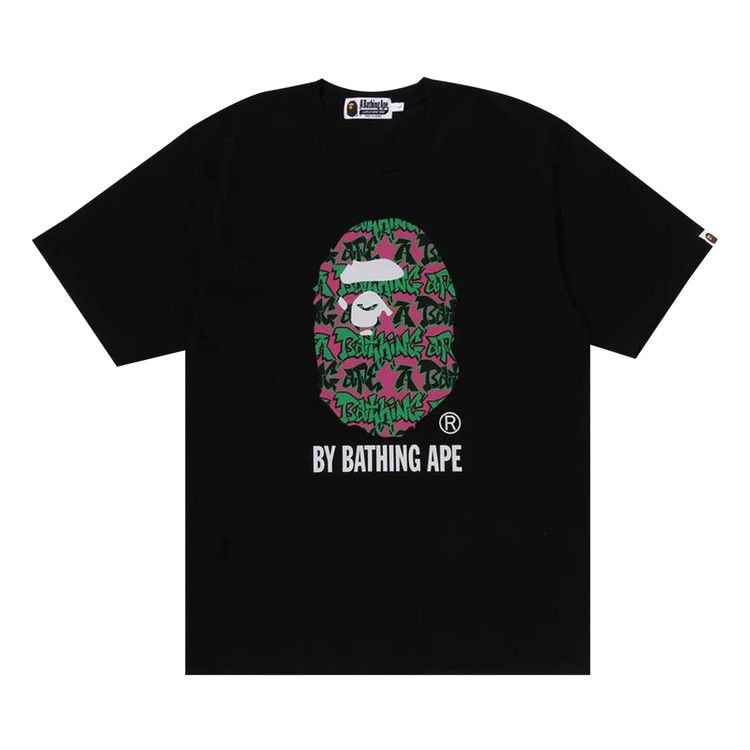 

Футболка BAPE Graffiti Pattern By Bathing Ape Tee, Black