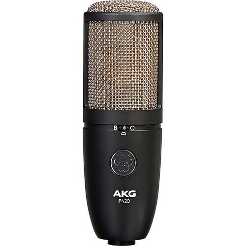 

Конденсаторный микрофон AKG P420 Perception 420 Multi-Pattern Large-Diapraghm Condenser Microphone