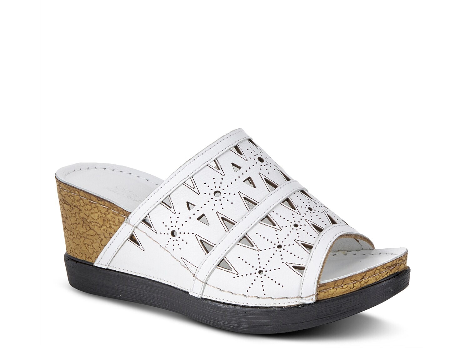 Сандалии на танкетке Spring Step Fusa, белый