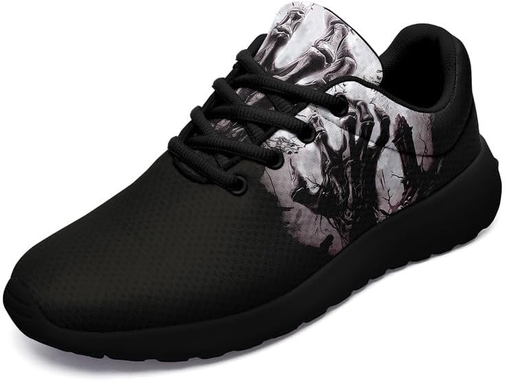 

Модные кроссовки с черепом для мужчин и женщин, розовые и черно-красные, повседневные, легкие, унисекс, для бега, тенниса и ходьбы Awsole