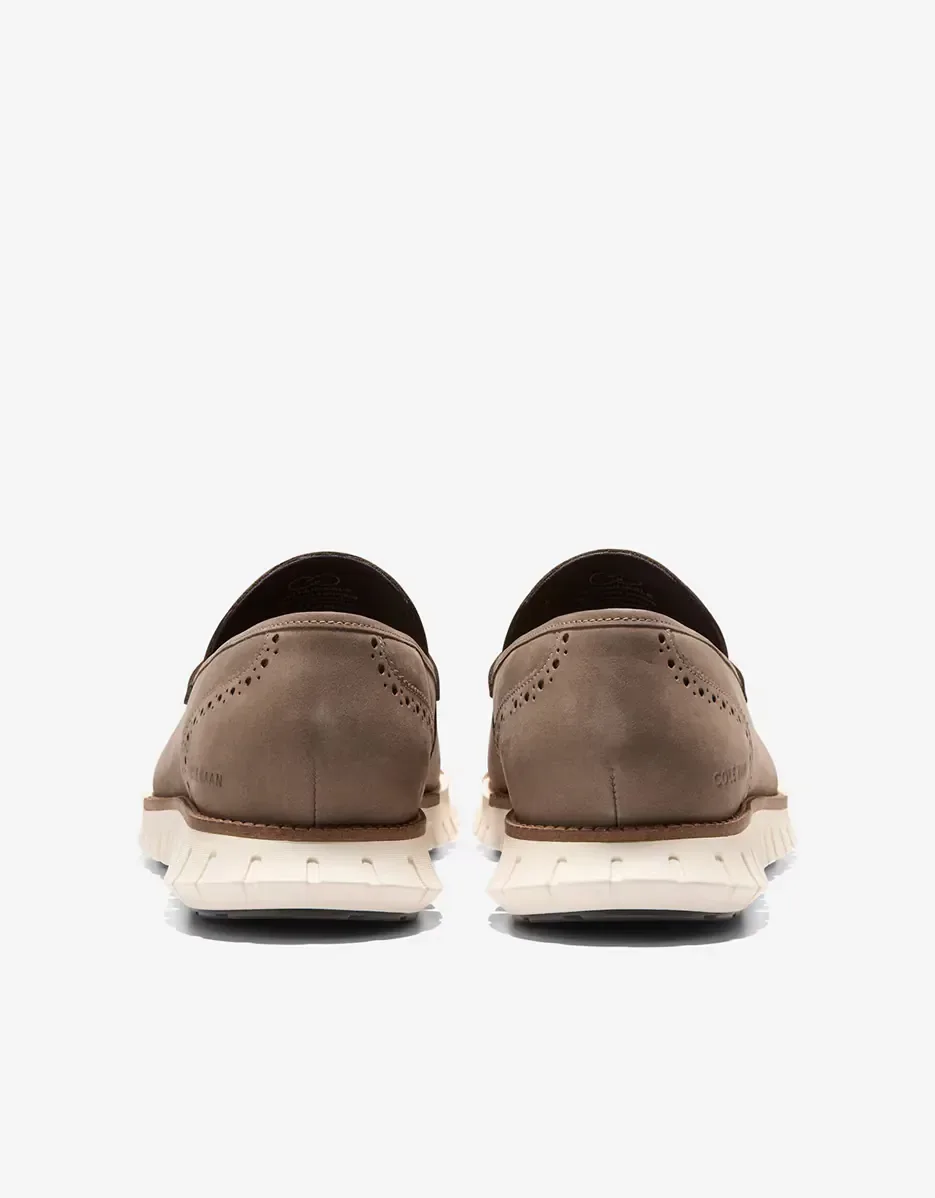 Мужские мокасины из кожи Cole Haan, коричневый — фото 2
