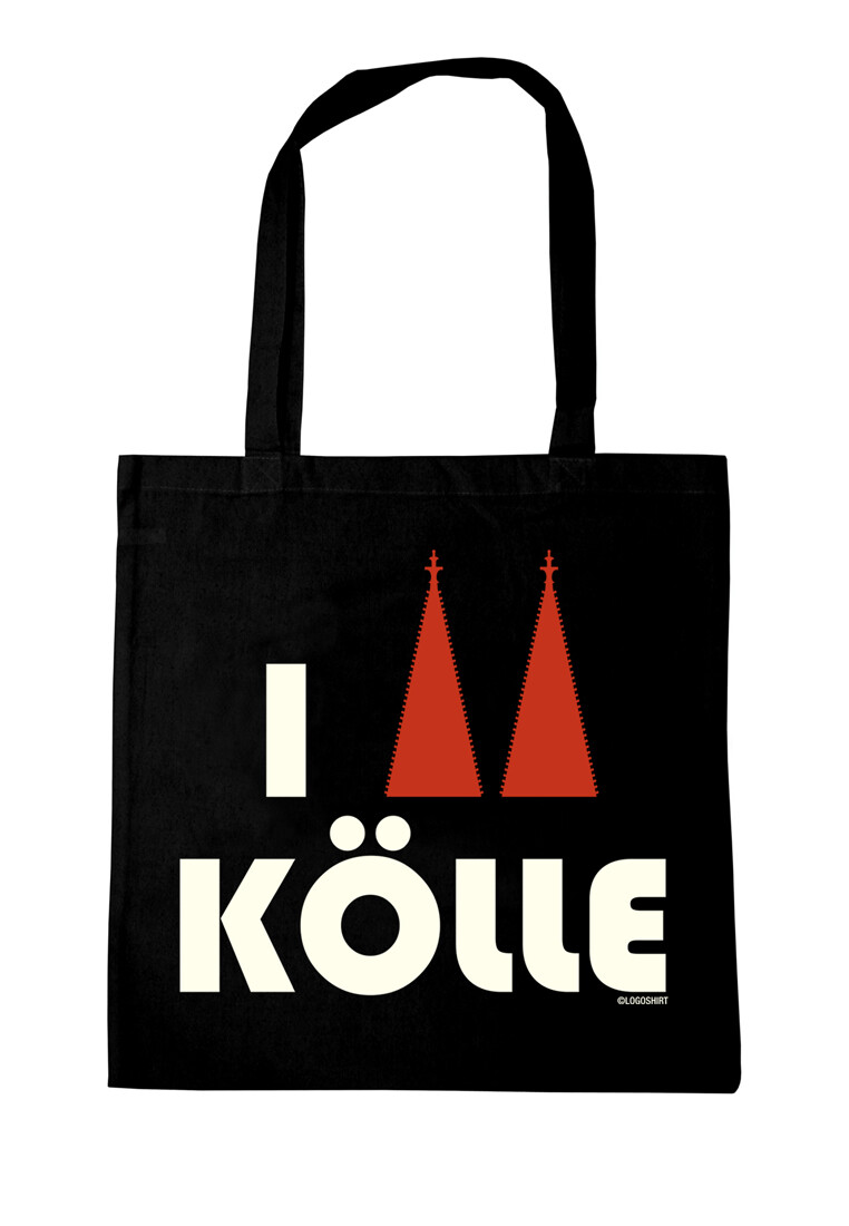 

Сумка через плечо Logoshirt Stoffbeutel Köln Logo, черный