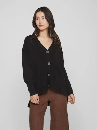 

Кардиган Vila "VIRIL L/S ТРИКОТАЖНЫЙ КАРДИГАН OVERSIZE - NOOS", черный