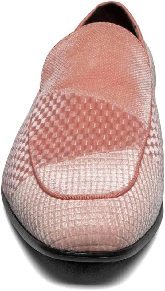 Мужские велюровые слипоны Shapshaw от Stacy Adams, Blush Pink — фото 4