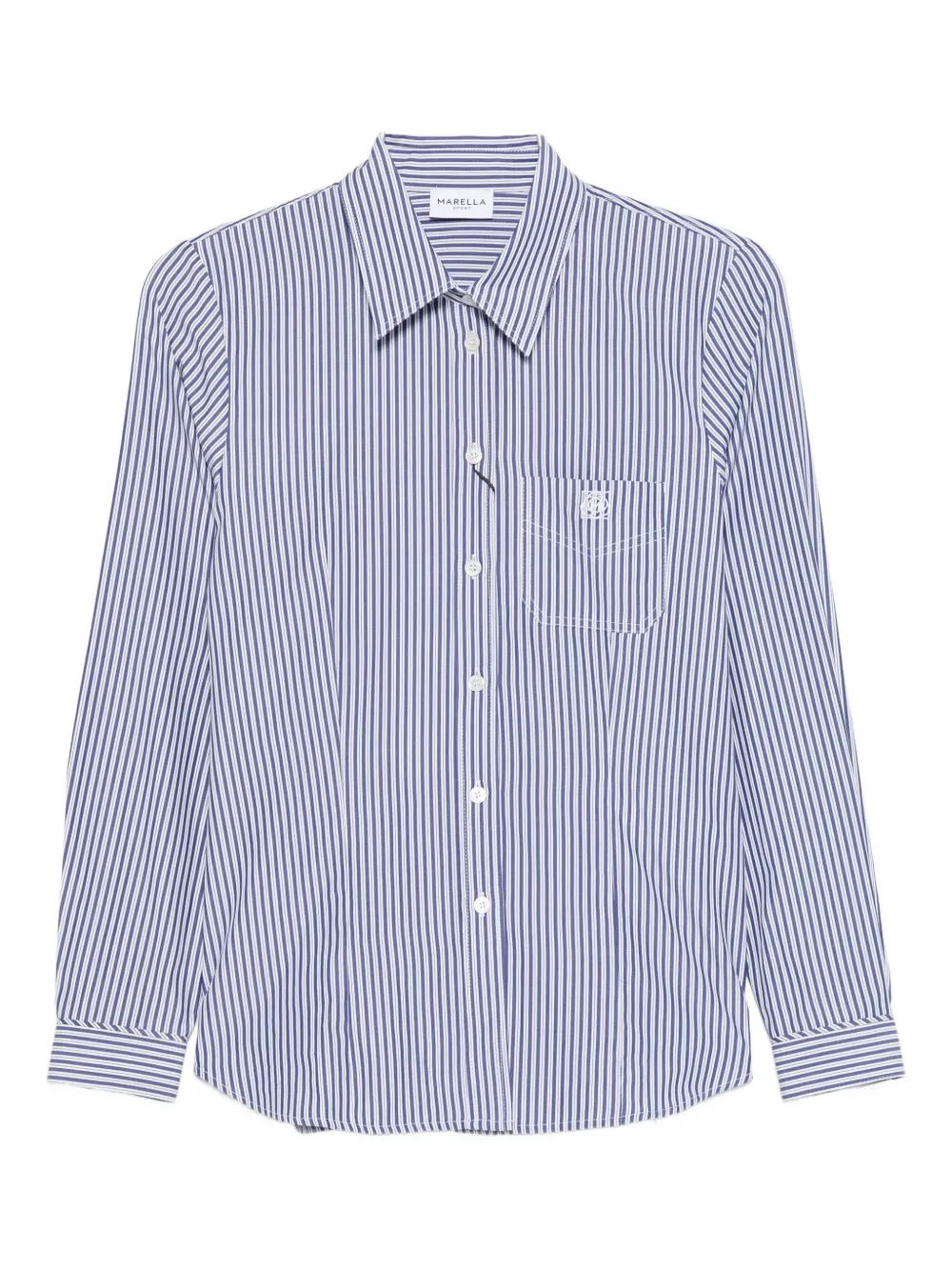

Рубашка Apice в полоску Marella, синий