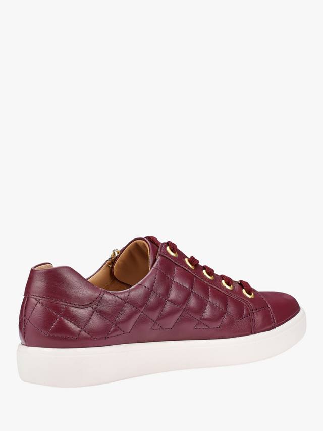 Wonder Quilted кожаные туфли с металлическими люверсами Hotter, Dark Cherry — фото 4