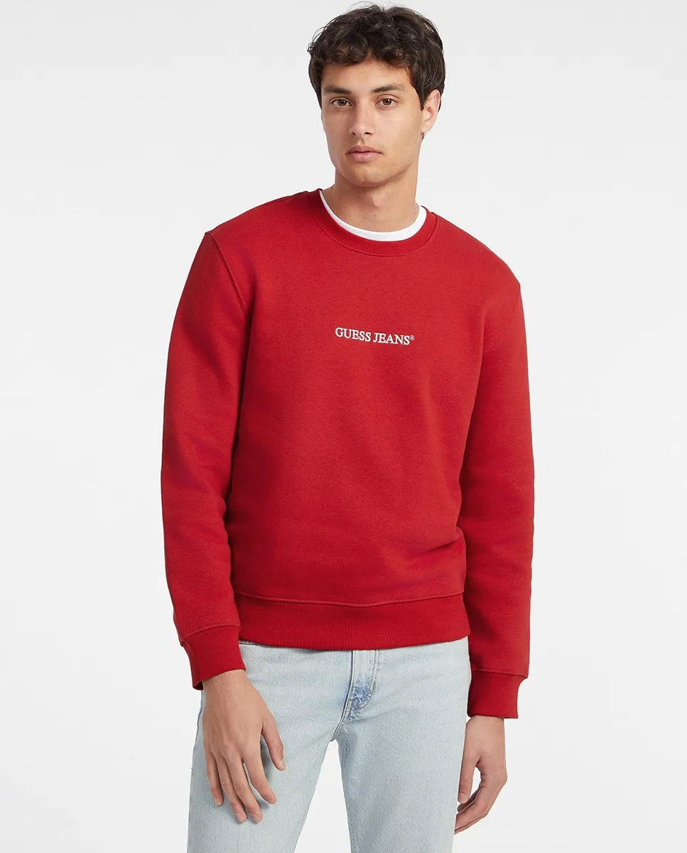 

Толстовка с капюшоном Guess Jeans, красный