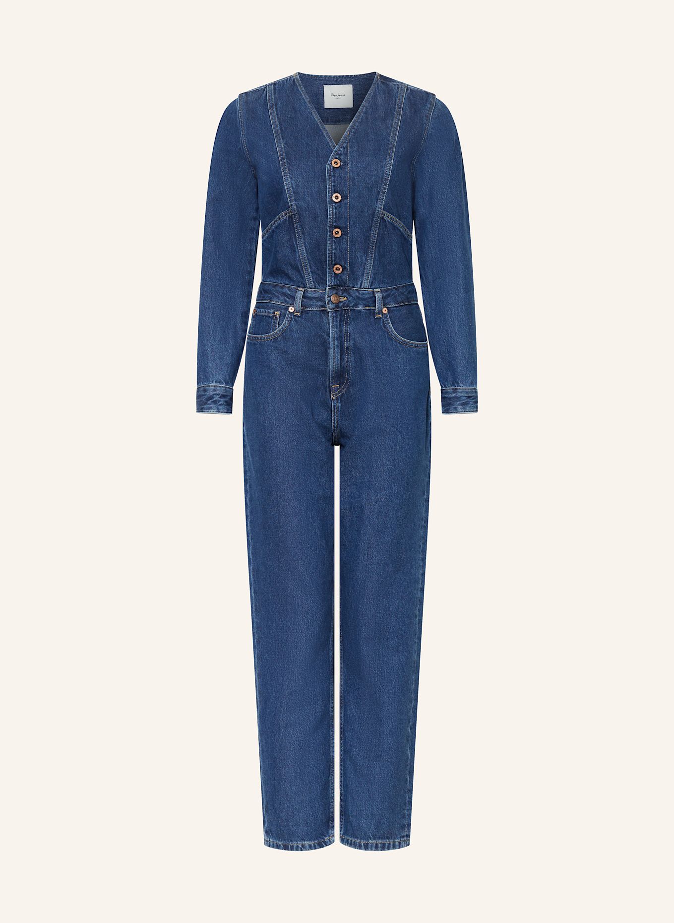 

Джинсовый комбинезон Фрэнки Pepe Jeans, синий