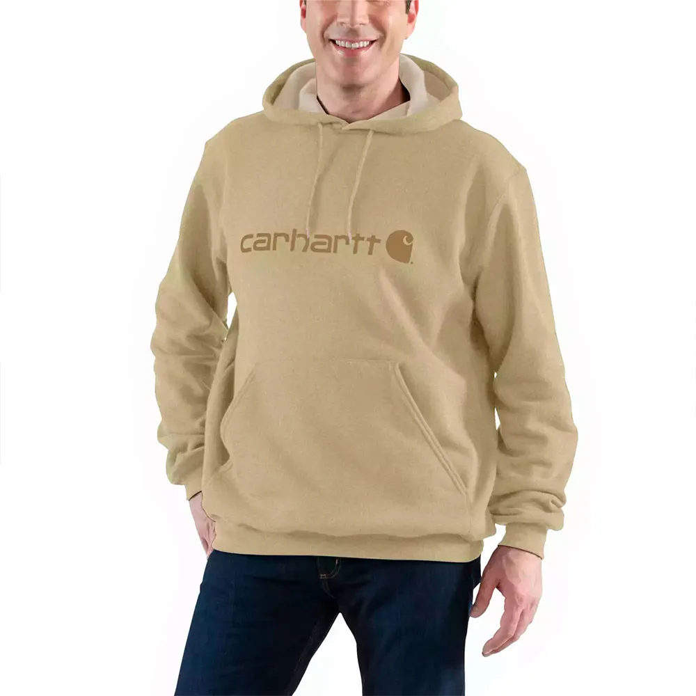 

Худи Carhartt Logo Loose Fit, бежевый
