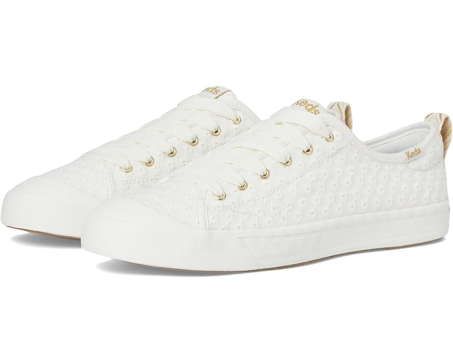 Кроссовки Keds Cruise Slip On, цвет Snow White Mini Daisy Eyelet