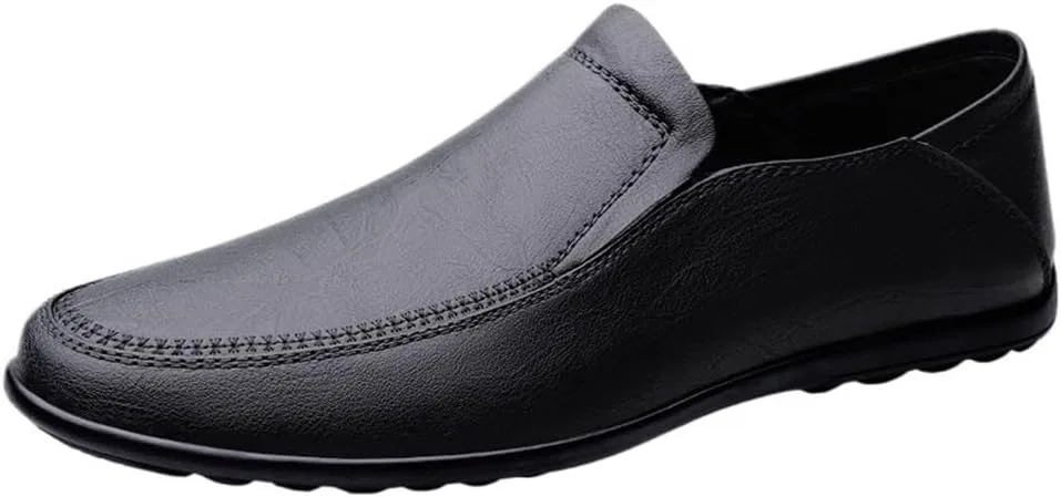 Лоферы кожаные Slip-On Vintage, Black HBNCFTI