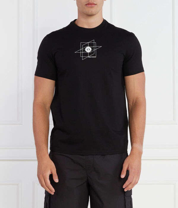 

Футболки Regular fit Armani Exchange, черный
