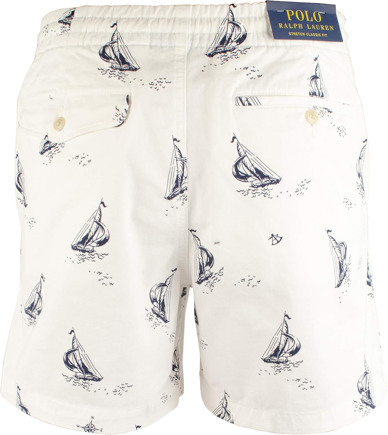 Классические шорты-чиносы Polo Ralph Lauren Stretch, парусник Prepster, Prepster Sailboat — фото 2