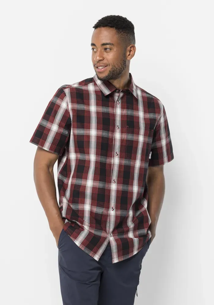 

Рубашка в клетку Jack Wolfskin "HOT CHILI SHIRT M", цвет Barn-Red-Checks