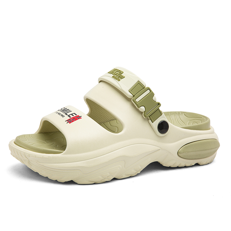KLAOSD Мужские сандалии с одной лямкой цвета хаки, цвет Khaki — фото 2