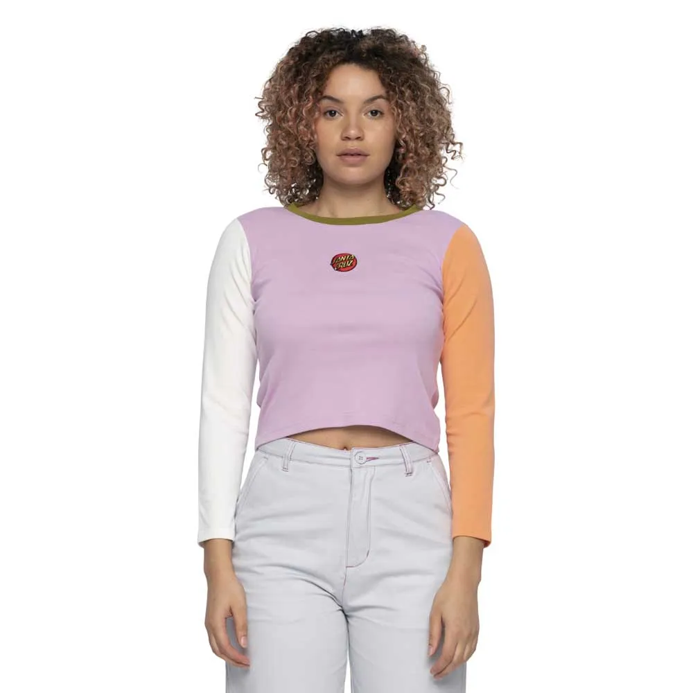 

Футболка с длинным рукавом Santa Cruz Classic dot front, фиолетовый