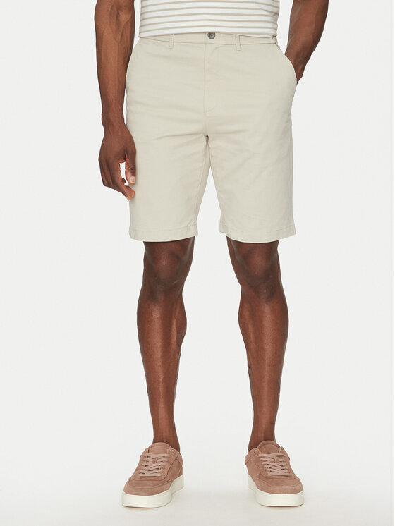 

Шорты из ткани обычного кроя Modern Twill Reg. Straight Short K10K114068 Calvin Klein, бежевый