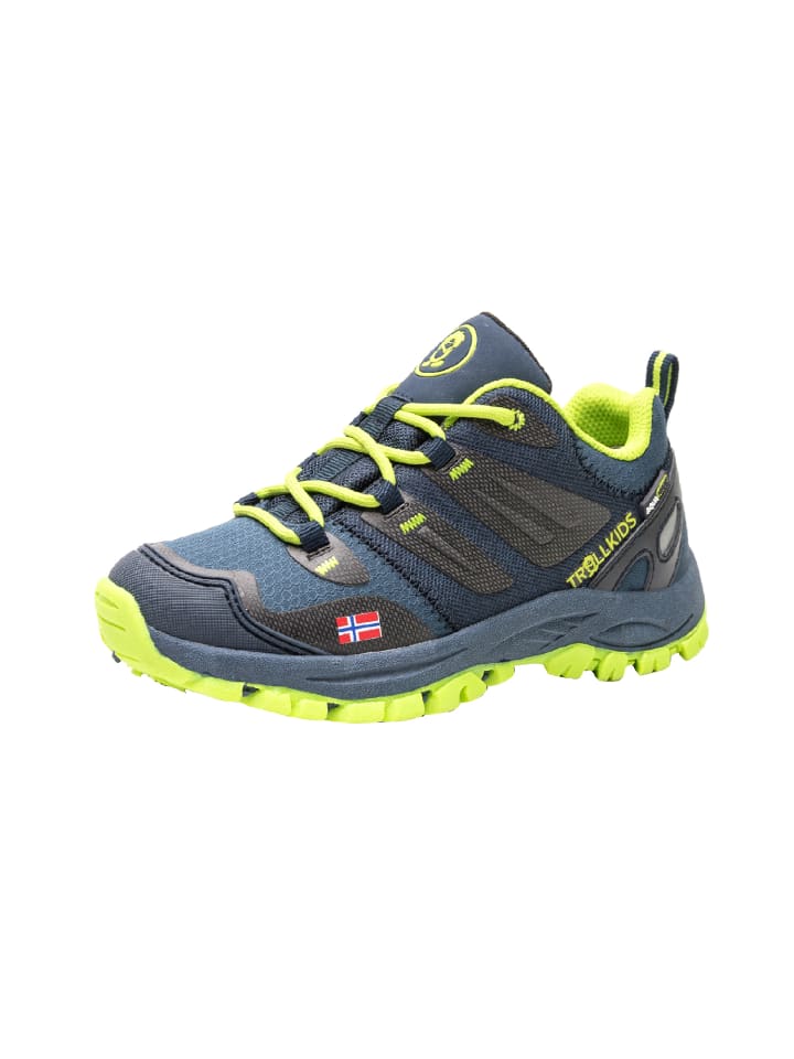 

Походная обувь Trollkids Wanderschuh Hiker Low Rondane, цвет navy/lime