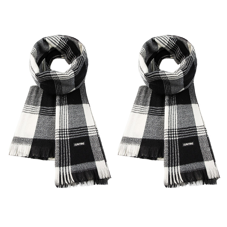 

Вязаный шарф унисекс, Black+Black