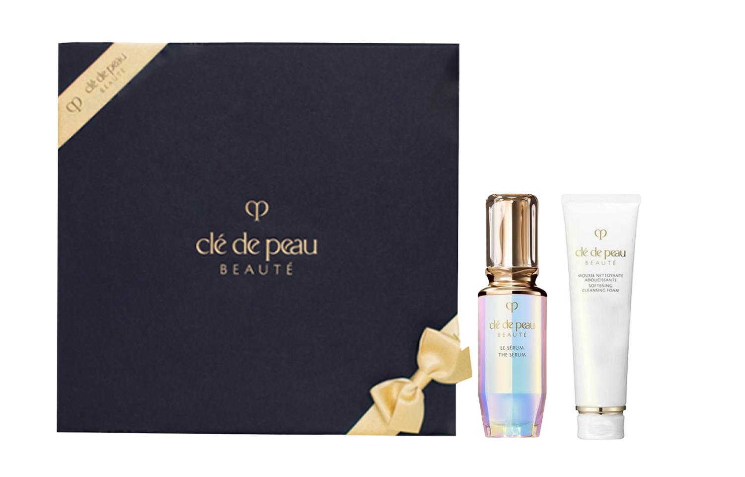 

Увлажняющий набор для ухода за кожей успокаивающий увлажняющий тип 125мл+170мл Clé De Peau Beauté