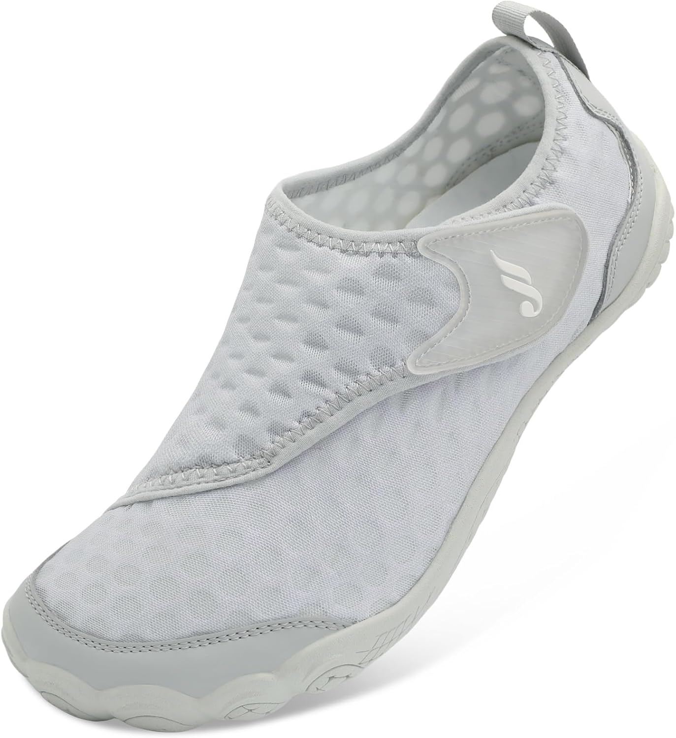 

Водные тапочки JIASUQI для женщин и мужчин, босоножки для плавания и пляжа, быстро сохнущие водные сандалии для взрослых, светло-серый