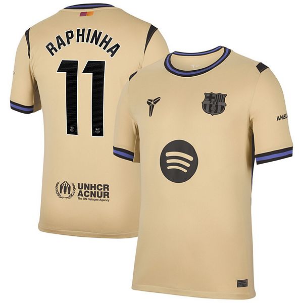 

Футболка Barcelona 2025/26 away stadium replica raphinha gold Nike