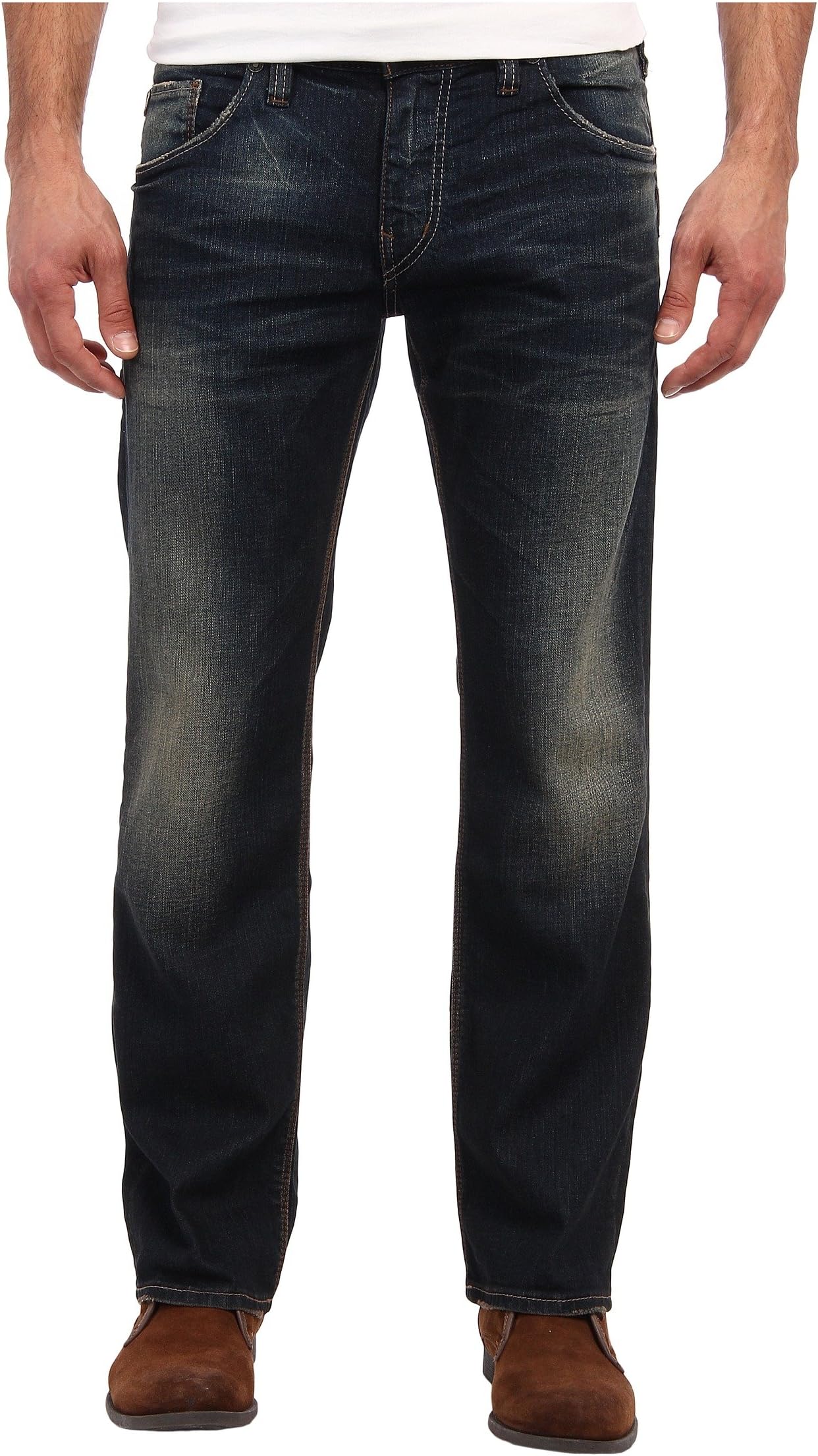 

Джинсы Silver Jeans Co. Nash Straight in Indigo, цвет Indigo