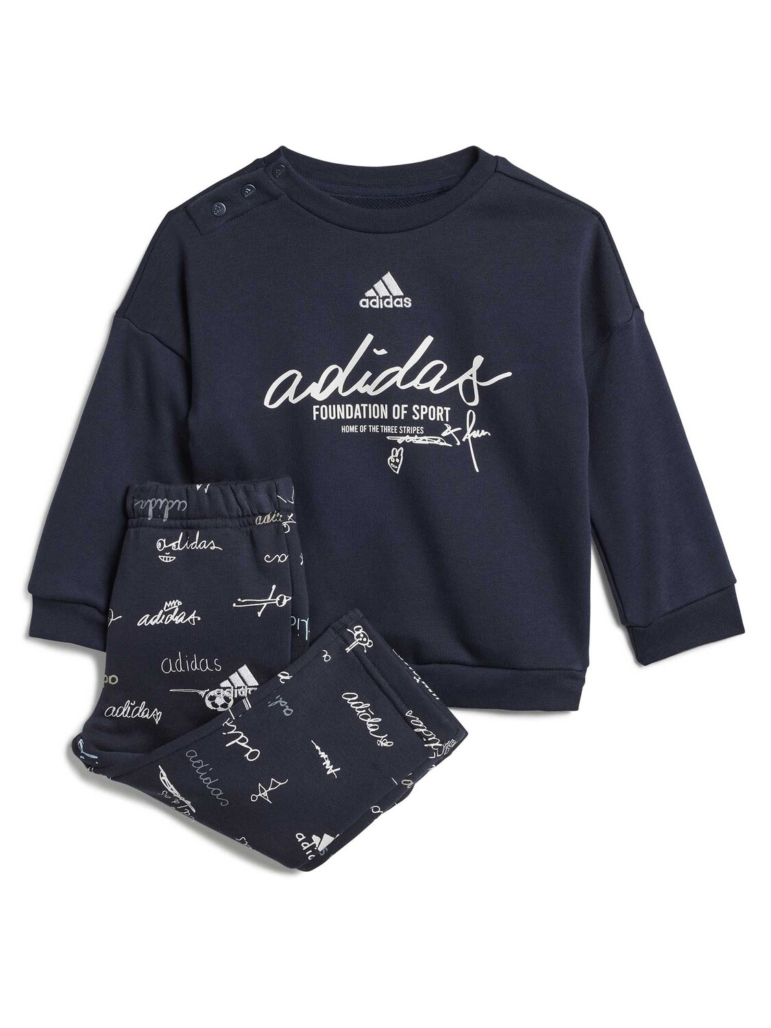 

Спортивный костюм Adidas Sportswear Brand Love Joggers Set Kids, синий