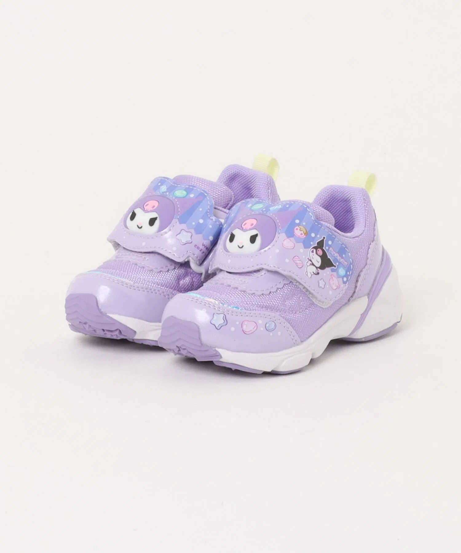 Детские кроссовки с LED подсветкой ABC-MART MOONSTAR Sanrio SA 7220 фиолетовые