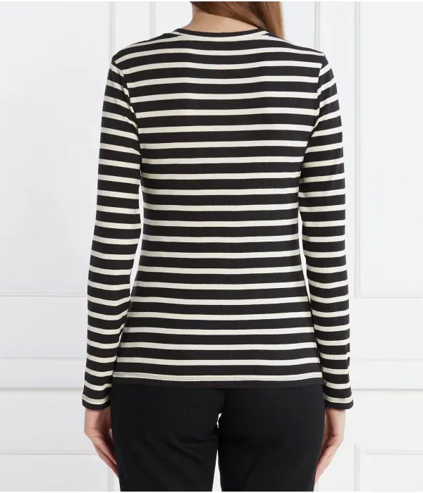 Блуза slim fit Tommy Hilfiger, черный — фото 4