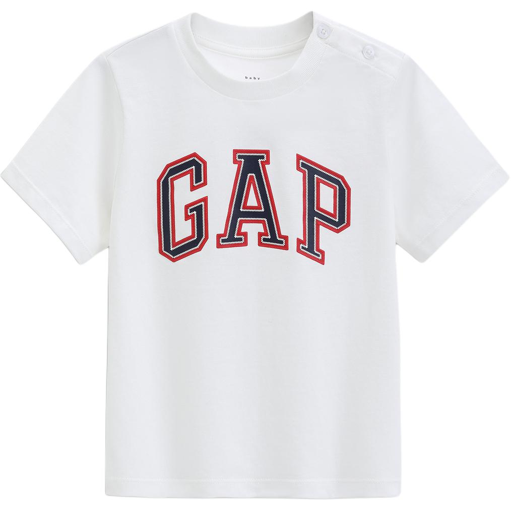 

Детская футболка с круглым вырезом GAP, белый